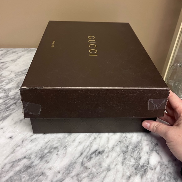 EUC AUTHENTIC Maroon Gucci shoes suede fabric - Picture 9 of 9